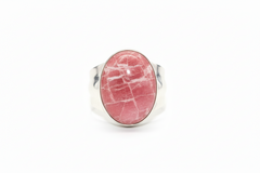 Jay King Sterling Silver Rhodocrosite Ring, Size 6
