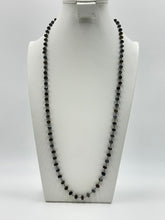 Rarities Sterling Silver Dark Mooonstone Beaded Necklace, 36"