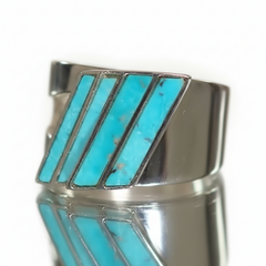 Jay King Sterling Silver Red Skin Turquoise Ring, Size 6