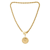 Bellezza Bronze Vatican City 100Lira Dove Coin Enhancer Pendant, 18"