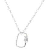 Herkimer Mines Silvertone Brass Unlocked Legend Necklace, 19"+2"