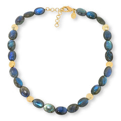 Connie Craig Carroll Essia Labradorite Beaded Necklace, 20"