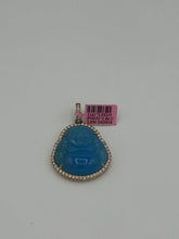 10K Yellow Gold Buddha Diamond Pendant Hip Hop Statement Piece