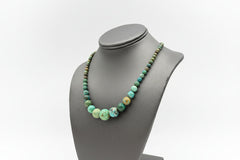 Jay King Green Banded Vetiver Epidote Graduated Bead Necklace, 18"