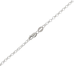 Sterling Silver "A" Inital Necklace w/33" Chain by Silver Style