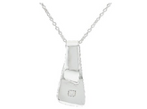 RLM Bronze Curves Fold Over Pendant on Adjustable Chain