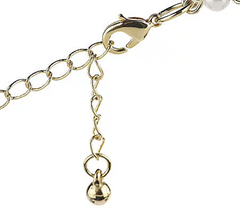 Luxe Rachel Zoe Simulated Clear Stone & Simulated Pearl Necklace