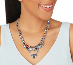 LOGO Links Double Row Princess Necklace