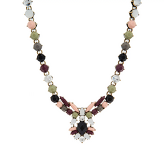 LOGO Links by Lori Goldstein Camouflage Goldtone Necklace
