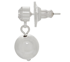 Joan Rivers Set of 4 Metallic Drop Earrings with Crystal