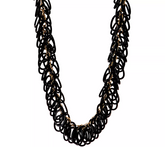 LOGO Links by Lori Goldstein Black Loopy Links Necklace