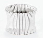 Susan Graver Metal Cuff Stretch Bracelet Large / X-Large