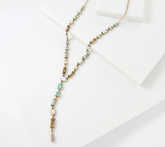 LOGO Links by Lori Goldstein Legacy Seashore Antiqued Goldtone Necklace
