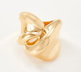Gold One 1K Gold Polished Twisted Band Ring Size 6