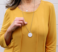 Vintage Sparrow S/2 Silver " Love: Love Wins" Pendant Necklaces