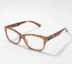 Kirks Folly Tortoise Cosmic Crystal Reader Glasses 3.5, Tortoise
