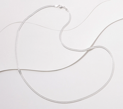 UltraFine 950 Silver Reversible Necklace, 24"