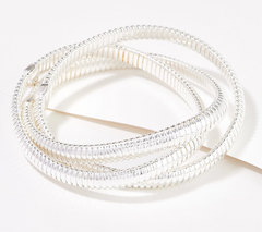 UltraFine 950 Silver Tubogas Bracelet Avg