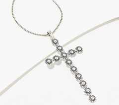 Or Paz Sterling Silver Cross Pendant Necklace