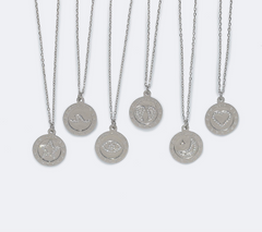 T. Jazelle Sterling Silver Wave Charm Necklace