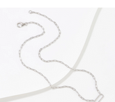 Accents by Affinity Paperclip Sterling Silver Necklace