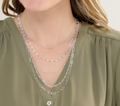 UltraFine 950 Silver Interchangeable Chain 16-24" Necklace