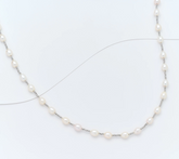 Honora Beaded Chain Cultured Pearl 36" Sterling Silver Necklace