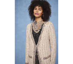 Isaac Mizrahi Live! Layered Faux Pearl Champagne Necklace