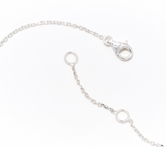 UltraFine 950 Silver Star Motif 17 + 1" Necklace