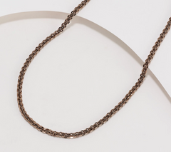 David Markstein Mocha Bronze Etruscan Weave Magnetic 18" Necklace
