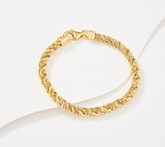 David Markstein Yellow Bronze Premier Woven Foxtail Bracelet Avg