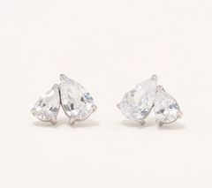 Steel by Diamonique Stud Earring