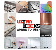 SFIXX Set of 25 Multi-Purpose Reusable Ultra Hooks