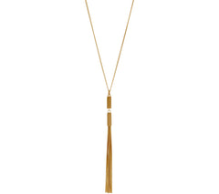 Silver Style Sterling Silver Tassel Necklace, 30"