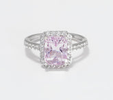 Affinity Gems Afghanistan Kunzite and White Topaz Ring Size 6