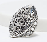 Lois Hill Sterling Silver Marquise Shape Statement Ring, Size 6