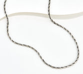 Artisan Crafted Sterling Silver 18" Triple Chain