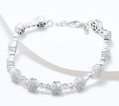 Affinity Gems Sterling Silver Semi Precious Moonstone Bracelet, 7-1/4"