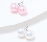 Honora Boxed Set of 2 Cultured Pearl Stud Stainless Steel Earrings