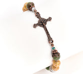 Connemara Marble Bronzetne OurLord 6-3/4"