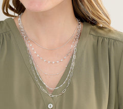 UltraFine 950 Silver Interchangeable Chain 16-24" Necklace