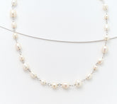 Honora White Cultured Pearl 18" Sterling Silver Necklace