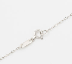 Fire Light Platinum Lab Grown Diamond 0.2cttw Pendant Necklace, 18"