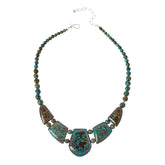 Jay King Sterling Silver Heavenly Well Lake Turquoise Statement Necklace, 18"