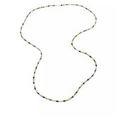 Jay King Sterling Silver Multi-Color Multi-Gemstone Bead Necklace, 60"
