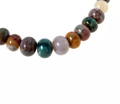 Jay King Multi-Color Ocean Jasper and Agate Bead Necklace