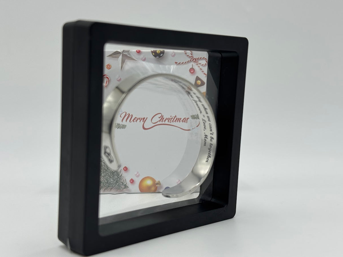 The 37 Bracelet inc. "For my daughter" Stainless Steel Cuff Bracelet, 6-3/4"