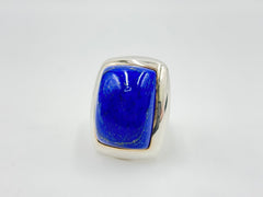Jay King Sterling Silver Dome Lapis Lazuli Statement Ring, Size 6