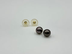 Imperial Pearls 14K Yellow Gold 7–8mm Cultured Tahitian Pearl Stud Earrings