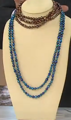 Honora Blue Cultured Pearl Endless Necklace, 60"